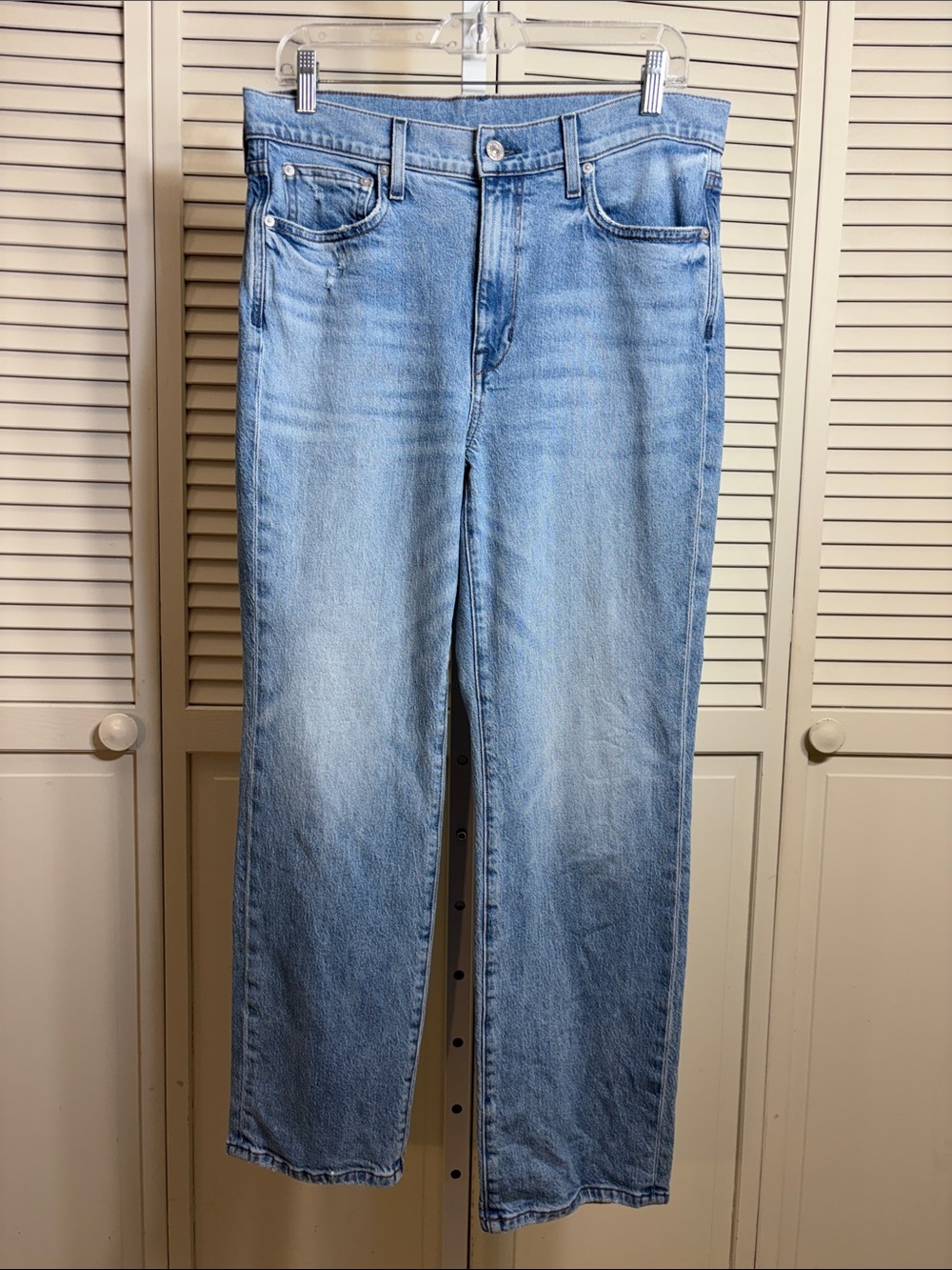 AYR Straight Leg Jeans in Light Blue Size 31 Short
